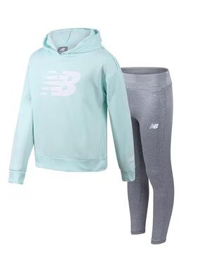 🆕 New Balance Toddler Girls Hoodie and Leggings set